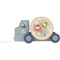 EverEarth Bamboo Pull Along Recycling Truck - Pastel