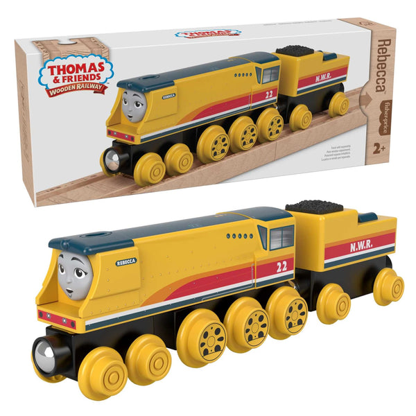 Thomas & Friends™ Wooden Railway - Railway Rebecca™ Engine and Coal-Car