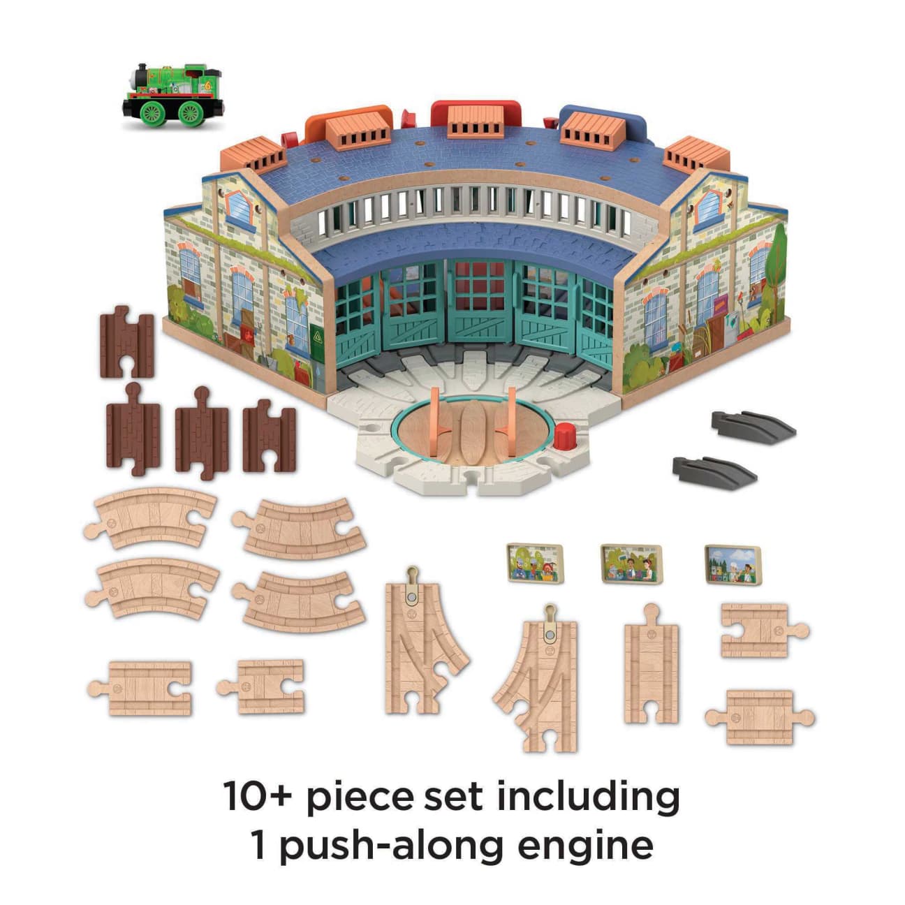 Wooden Railway - Tidmouth Sheds Starter Train Set