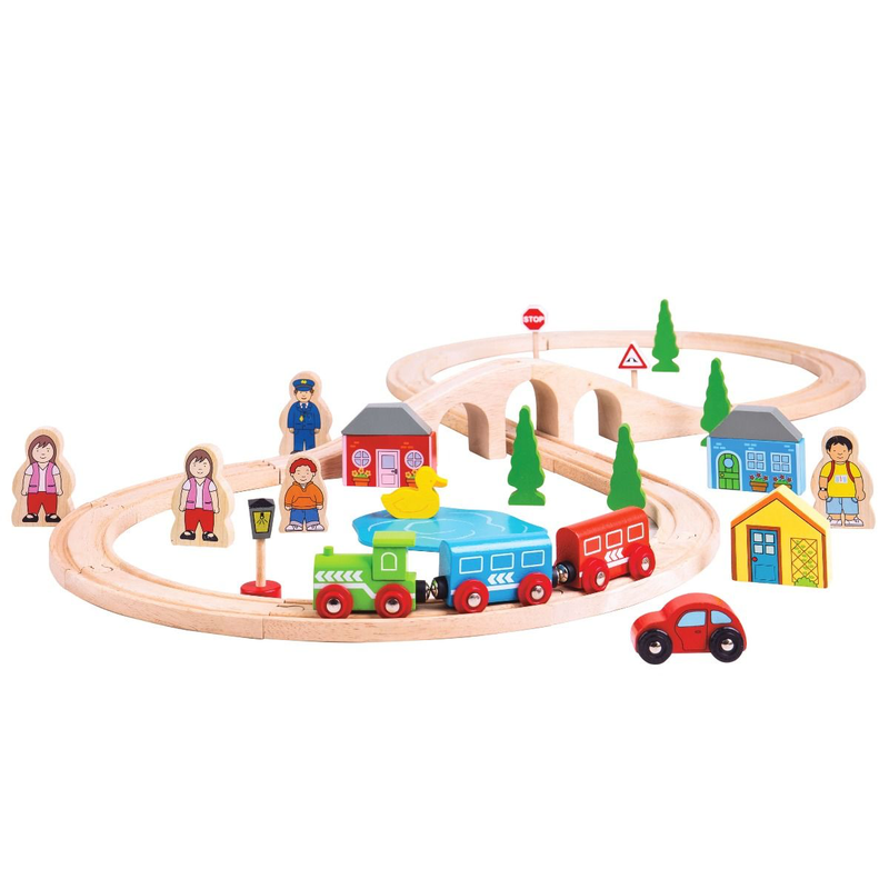 Bigjigs - Figure of Eight Train Set