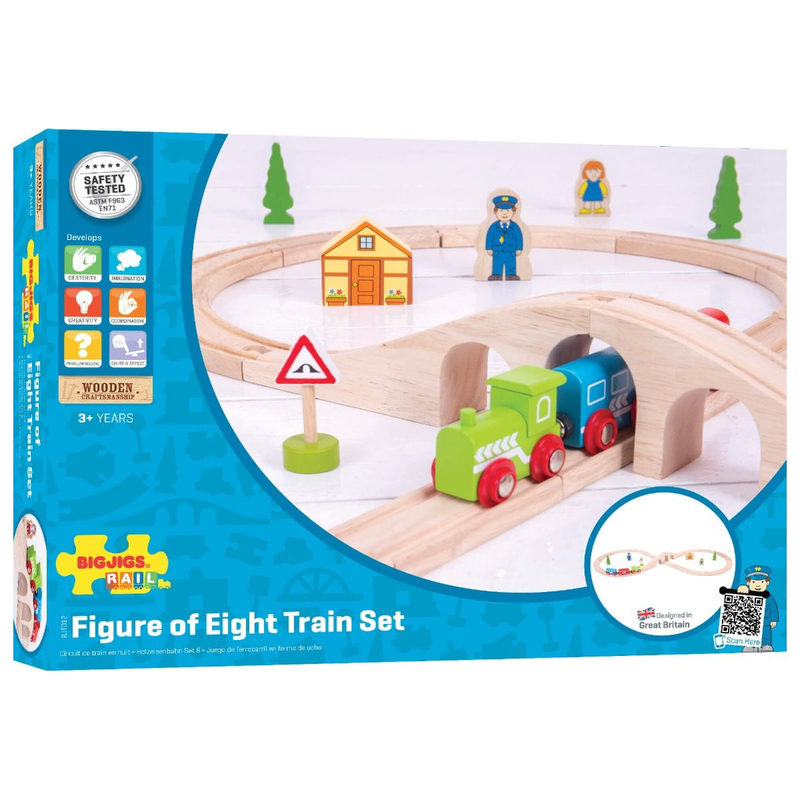 Bigjigs - Figure of Eight Train Set