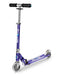 Micro Sprite Light Up Scooter - Sapphire Blue Stripe - LED Wheels