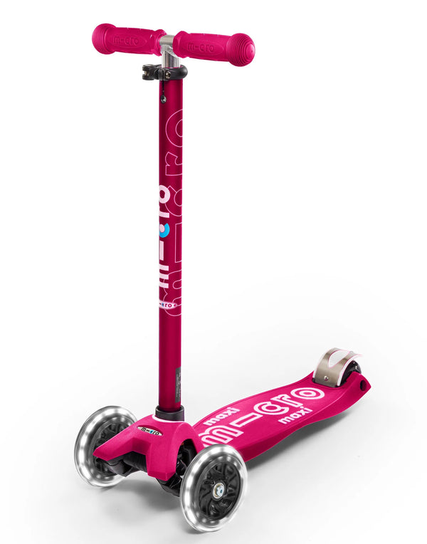 Micro Mini Deluxe Scooter - LED Light Up Wheels - Pink