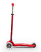 Maxi Micro Deluxe Scooter - LED Light Up Wheels - Red