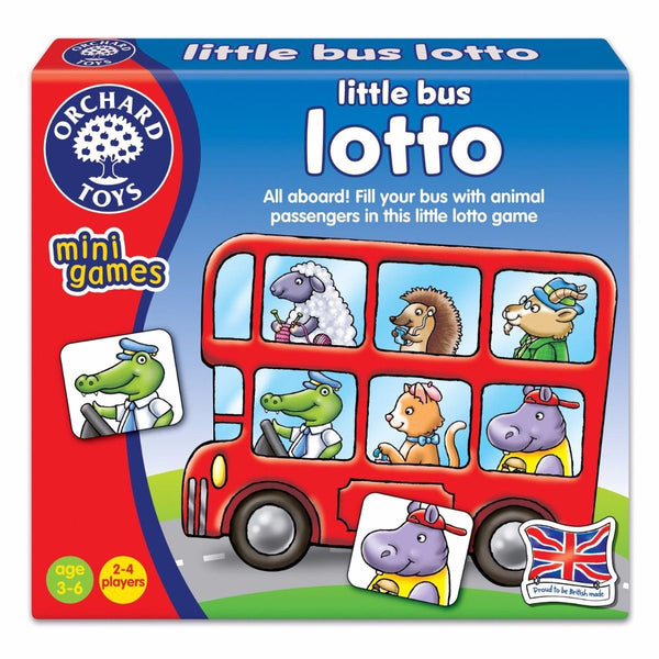 Orchard Toys - Mini Games - Little Bus Lotto - Toot Toot Toys