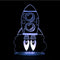 Duski Dream Light LED Night Light - Rocket - Plug In