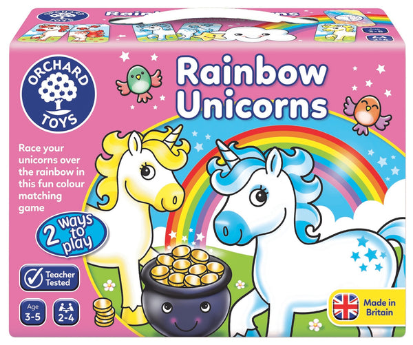 Orchard Toys - Rainbow Unicorns - Toot Toot Toys