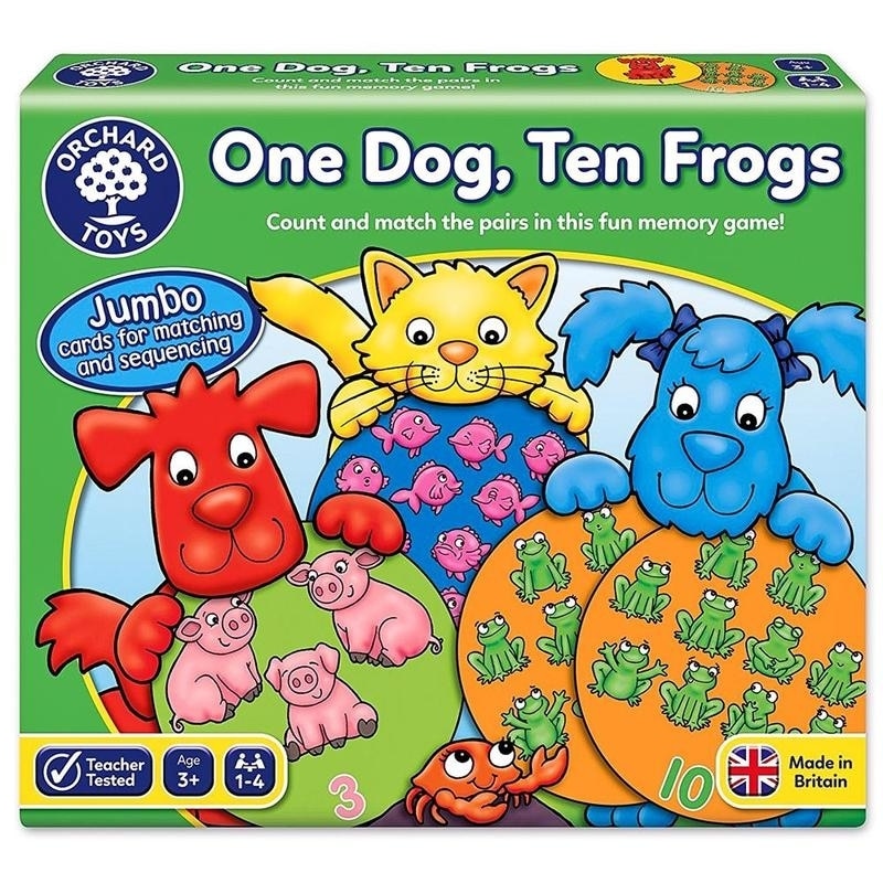 Orchard Toys - One Dog, Ten Frogs