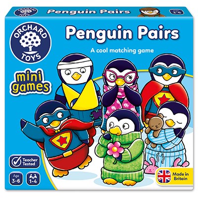Orchard Toys - Mini Games - Penguin Pairs - Toot Toot Toys