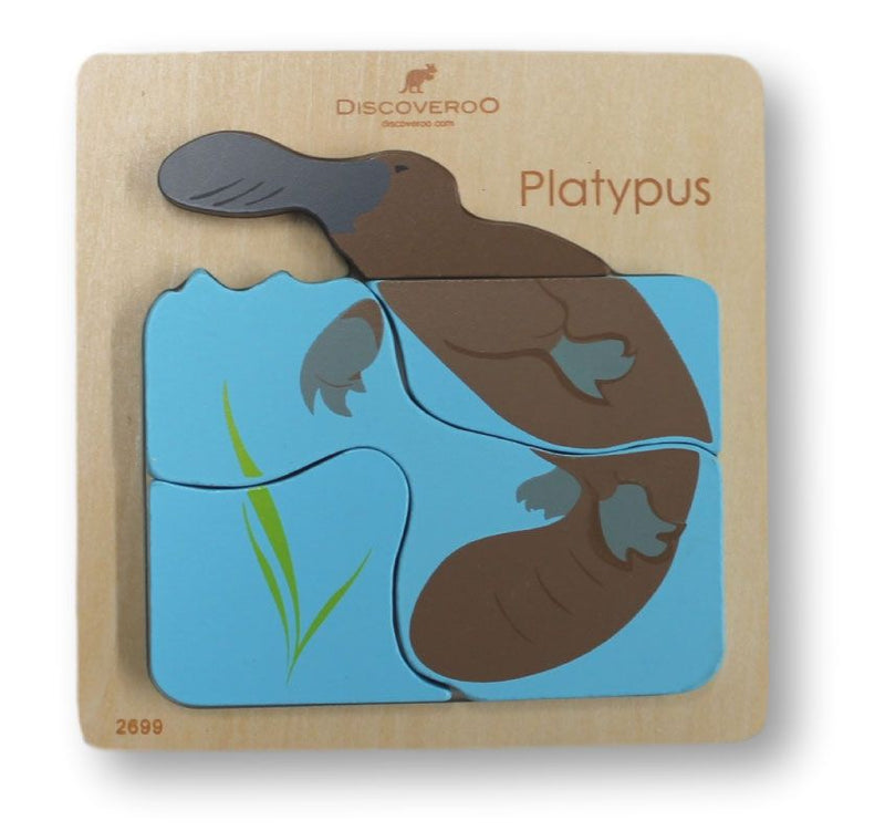 Discoveroo - Chunky Puzzle Aussie Animals - Platypus