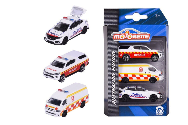 Majorette - Australian Triple Zero - 3 Pack