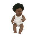 Miniland - Anatomically Correct Baby Doll - African Girl (38cm)