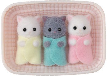 Persian Cat Triplets - Toot Toot Toys