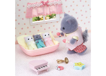 Persian Cat Triplets - Toot Toot Toys