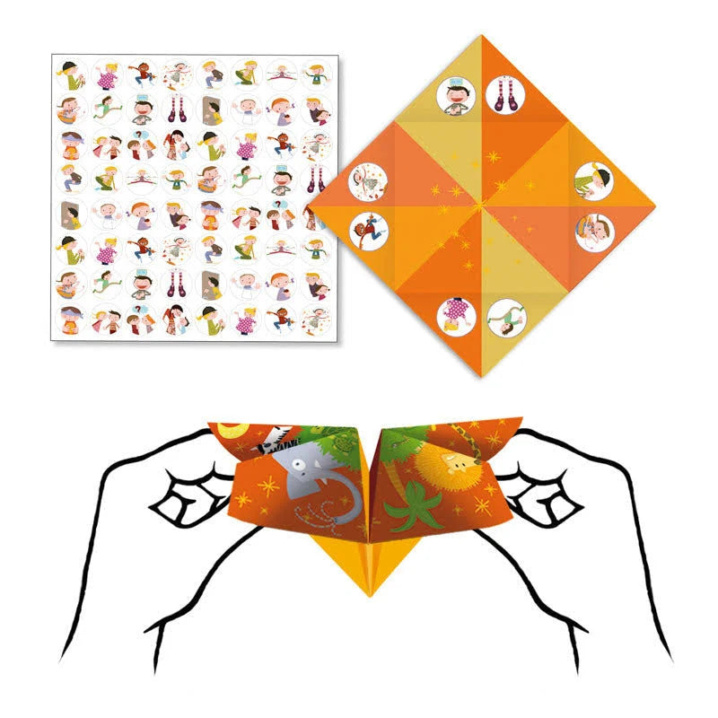 Bird Game Origami (Chatterbox)