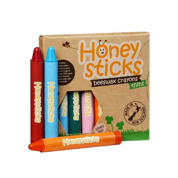 Honeysticks 100% Natural Beewax Crayons - Thins