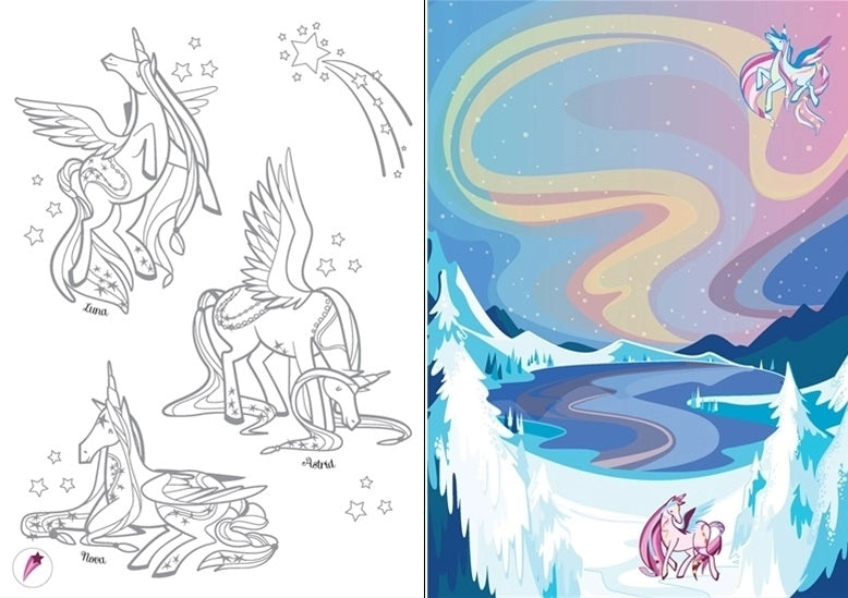 Little Transfer Book - Unicorns