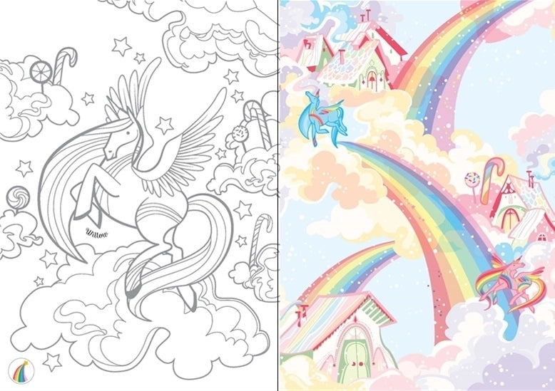 Little Transfer Book - Unicorns